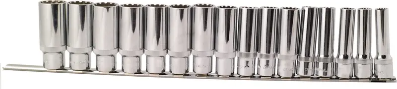 1/2" Drive Deep Spherical Socket Set – Metric, 16-Piece 1