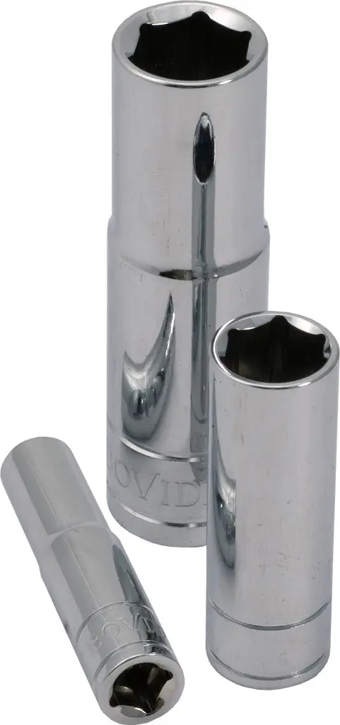 1/4" Dr. Deep Socket, 6 Pt, Inch 1