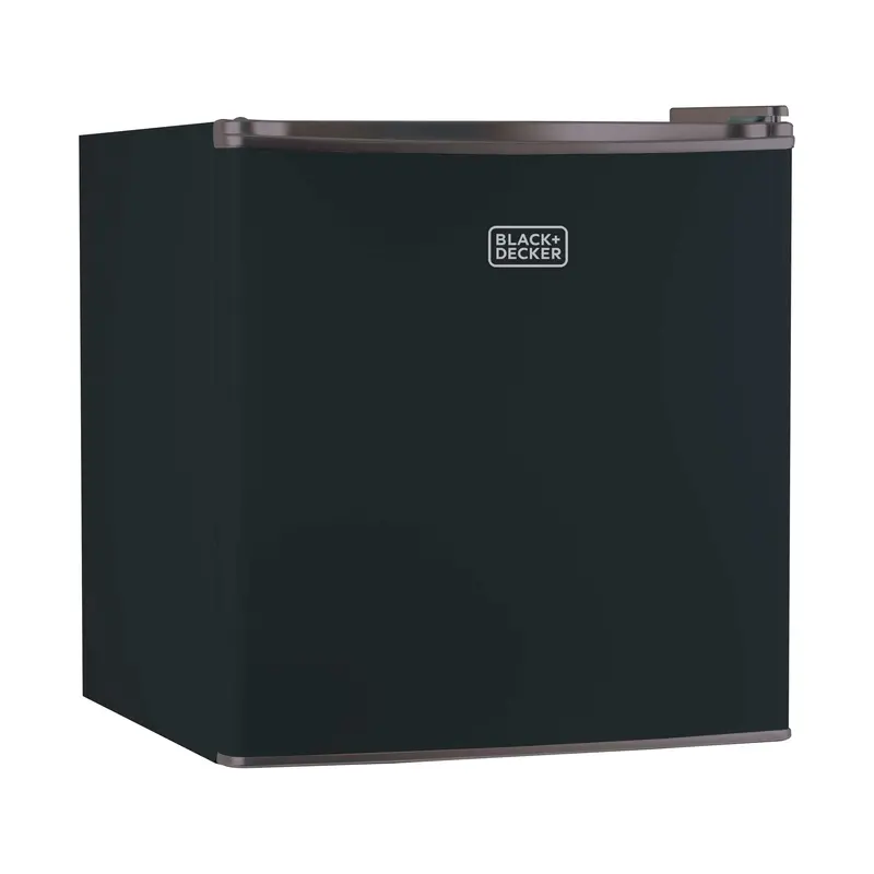 1.7 Cu. Ft. Energy Star Compact Refrigerator With Freezer – Black 1