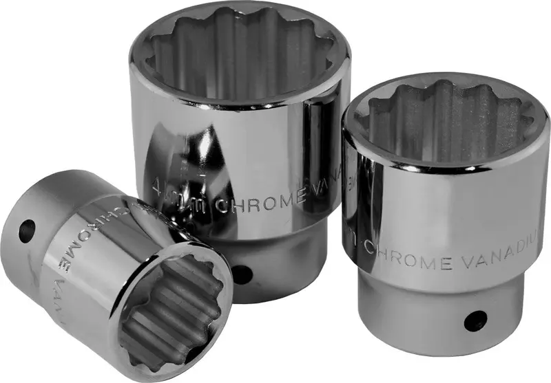1" Drive Standard Socket – 12-Point Metric 1