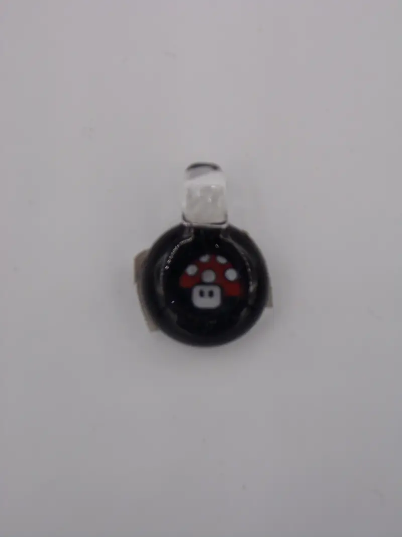 1-Up Mushroom Glass Pendant – Nintendo-Inspired Jewelry 1