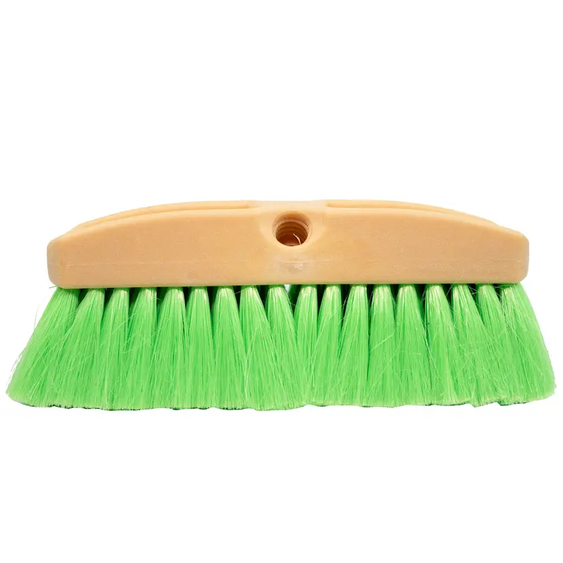 10-Inch Green Oblong Cleaning Brush – Stiff Bristles 1