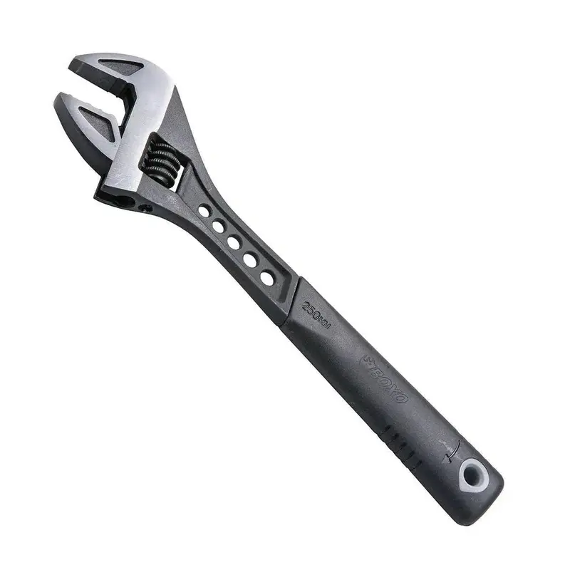 10-Inch Paw-Grip Adjustable Wrench Featuring Reinforced Jaw Design 1
