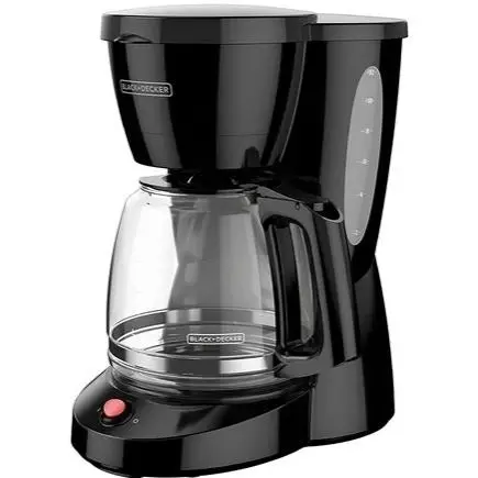 12-Cup Manual Switch Coffee Maker With Duralife™ Glass Carafe – Black 1