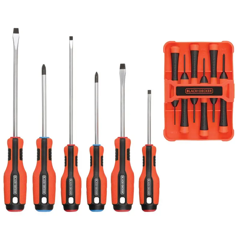 12-Piece Magnetic Color-Coded Screwdriver Kit 1