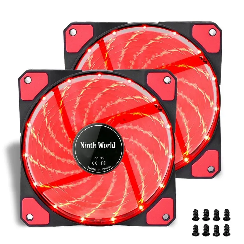 120Mm Ultra-Quiet Pc Case Fan – 16Db Noise Level With 15 Rgb Leds & Anti-Vibration Mounting 1