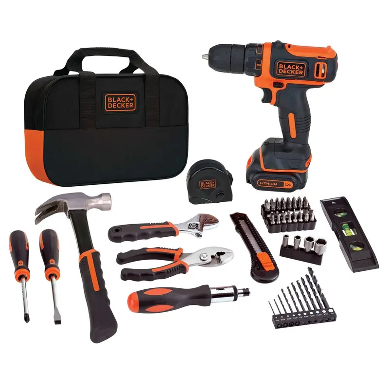 12V Max* Cordless Drill/Driver With 59-Piece Project Kit And Carry Bag (Includes Battery & Charger) 1