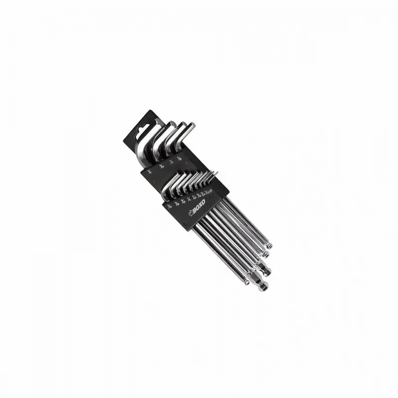 13-Piece Long-Arm Sae Allen Wrench Set With Ball-End Hex Keys 1
