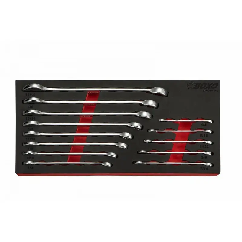 13-Piece Sae Combination Wrench Kit With Compact Eva Foam Insert 1