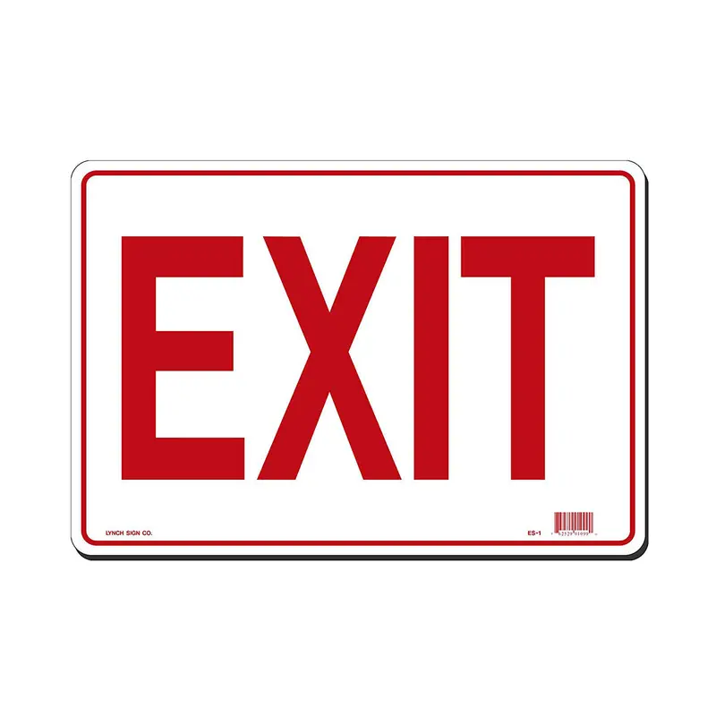 14" X 10" Exit Directional Sign – Durable Indoor/Outdoor Use 1