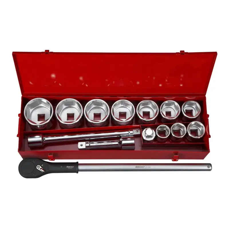 15-Piece 1" Drive 6-Point Metric Socket Collection 1