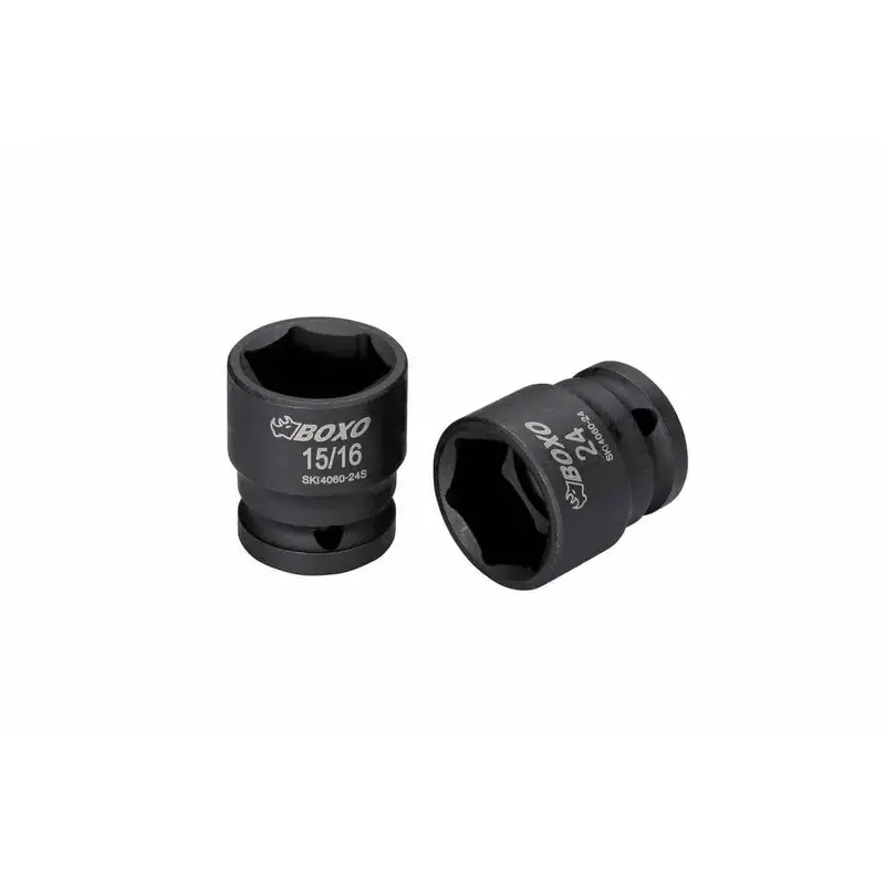 15Mm Heat-Treated 1/2" Drive 6-Point Impact Socket 1
