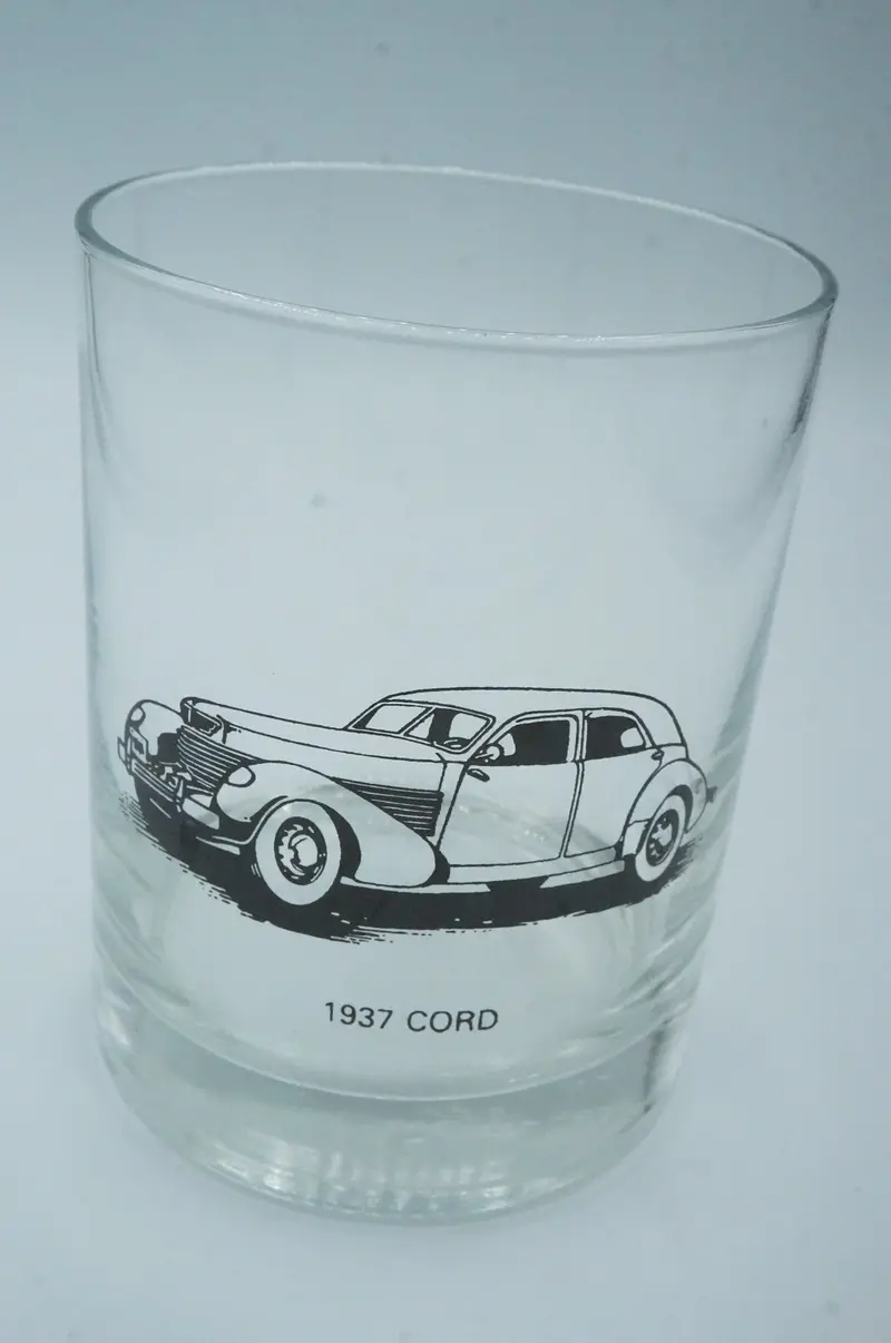 1937 Cord Glass Mug – Antique Soda Fountain Style 1