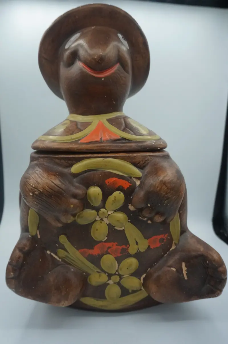 1960S California Originals Turtle Cookie Jar – Handcrafted Pottery 1