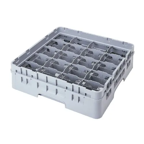 20-Compartment Glass Rack – Cambro 20C414151 Camrack In Soft Gray 1