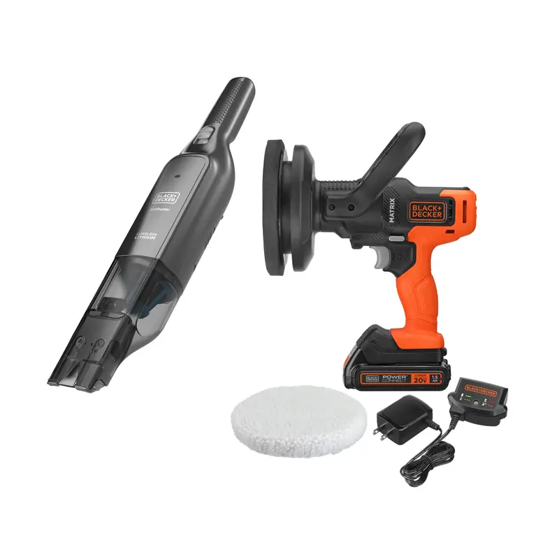 20V Max* Matrix Buffer + 12V Max* Dustbuster® Hand Vacuum Combo Kit 1