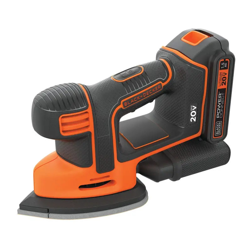 20V Max* Mouse™ Cordless Orbital Sander – Includes Battery & Charger 1