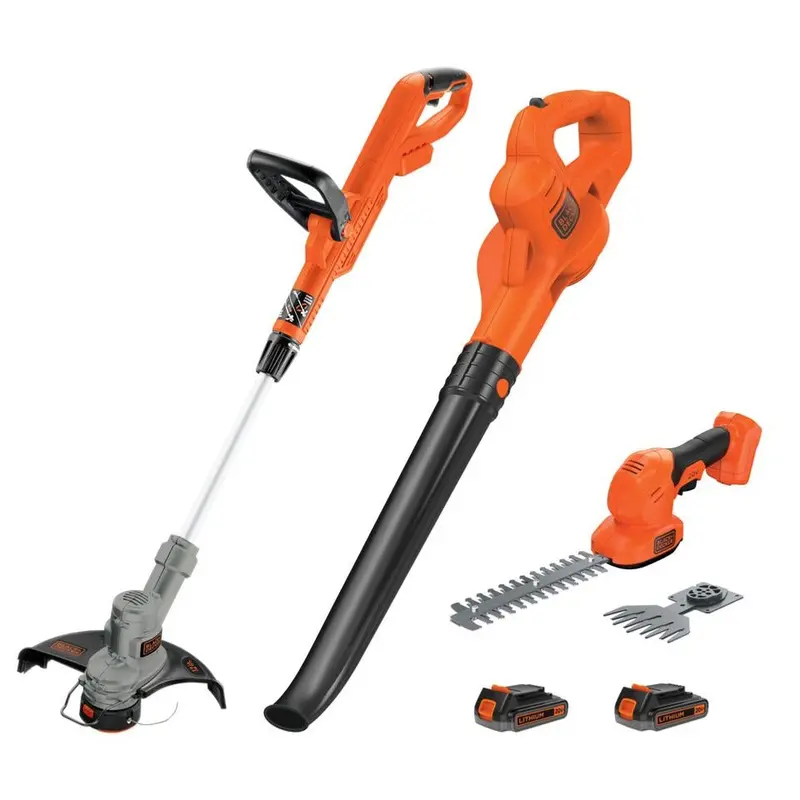 20V Max* Powerconnect 2-In-1 Cordless Hedge Trimmer, String Trimmer, And Leaf Blower Kit 1