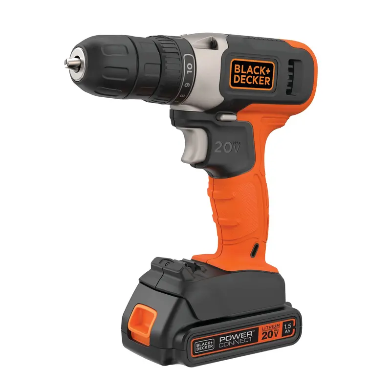 20V Max* Powerconnect™ Cordless Drill/Driver – Includes Battery & Charger 1