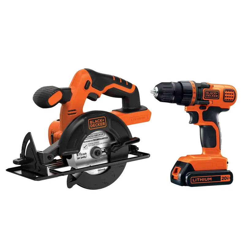 20V Max* Powerconnect™ Drill/Driver + Circular Saw Combo Kit With Battery And Charger 1