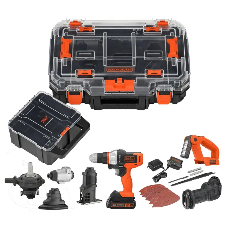20V Max* Powerconnect™ Matrix™ Cordless Drill — 7-Accessory System With Storage Case, Battery & Charger 1