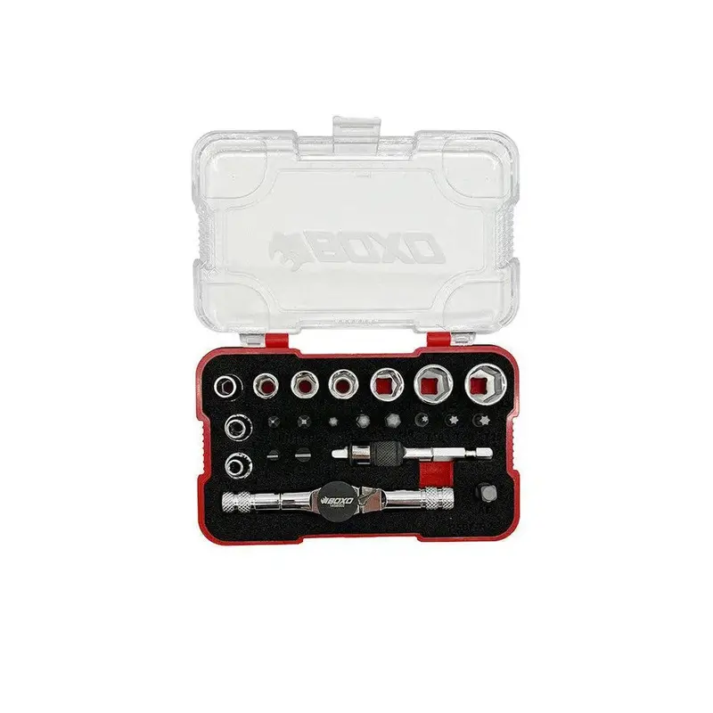 22-Piece Ratchet Bit Driver Set – T-Handle, Sockets & Interchangeable Bits 1