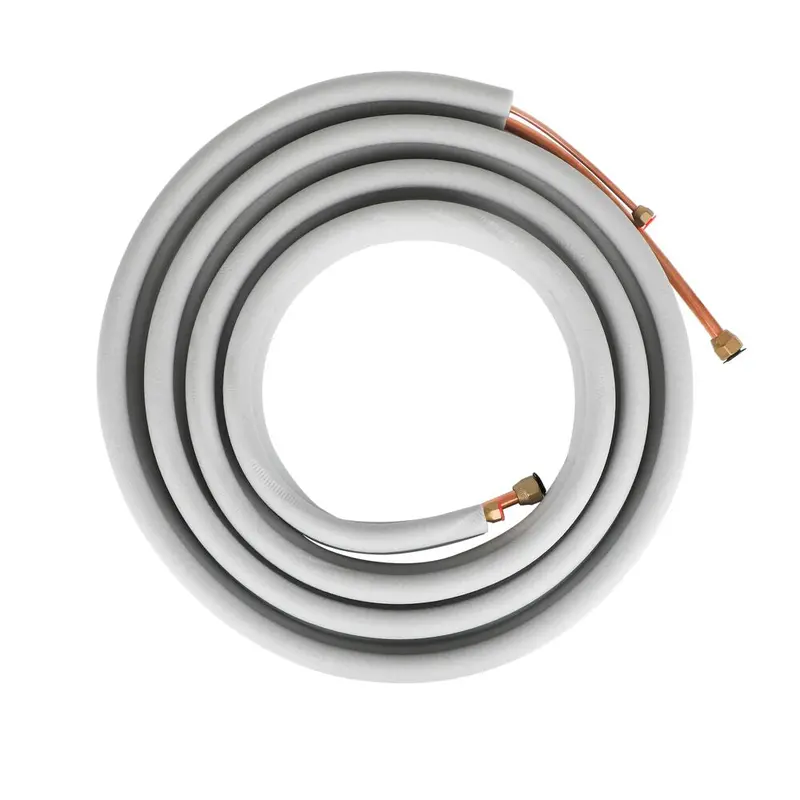 24.6-Foot Pre-Charged Refrigerant Line Set With Flared Copper Fittings 1
