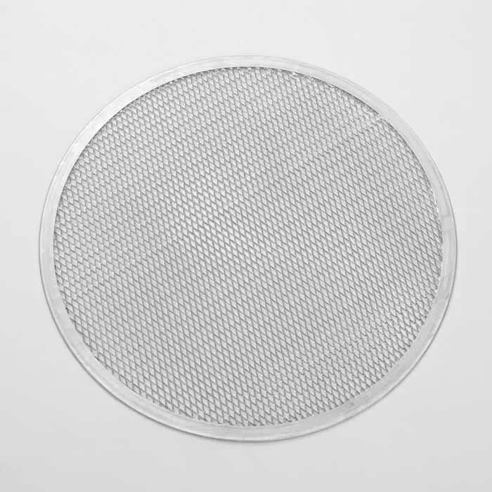 24-Inch Aluminum Pizza Screen – American Metalcraft 18724 Perforated Baking Disc 1