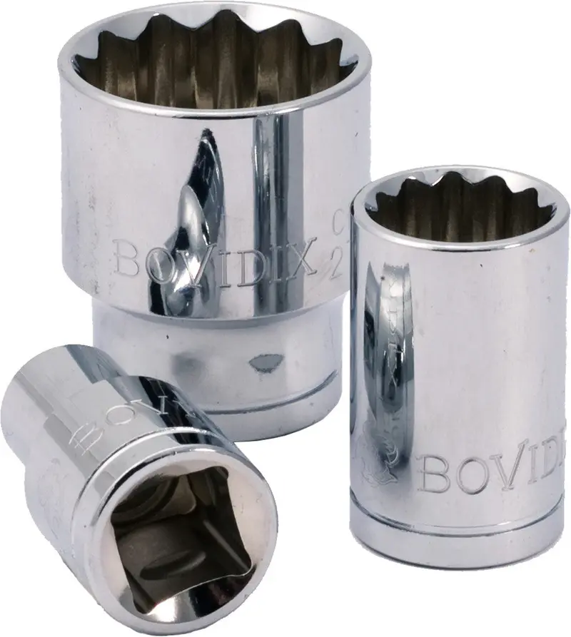 3/8" Dr. Socket, 12 Pt, Inch 1