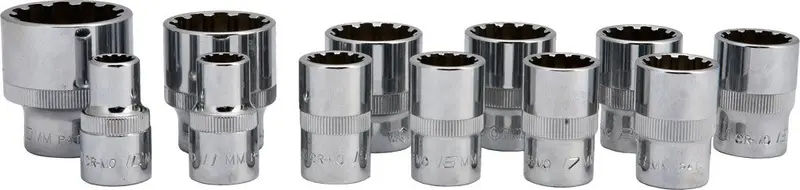 3/8" Drive Spherical Socket Set – Metric, 14-Piece 1
