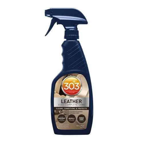 303 Automotive Leather 3-In-1 Complete Care – 16 Fl Oz Cleaner, Conditioner & Protector 1