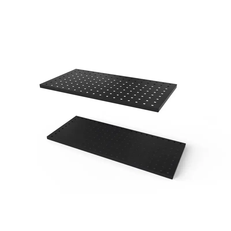 34" Dark Grey Pegboard Panel – Two-Panel Set 1