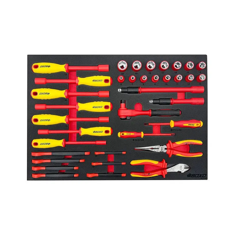 36-Piece Ul-Certified Insulated Electrical Hand Tool Set 1