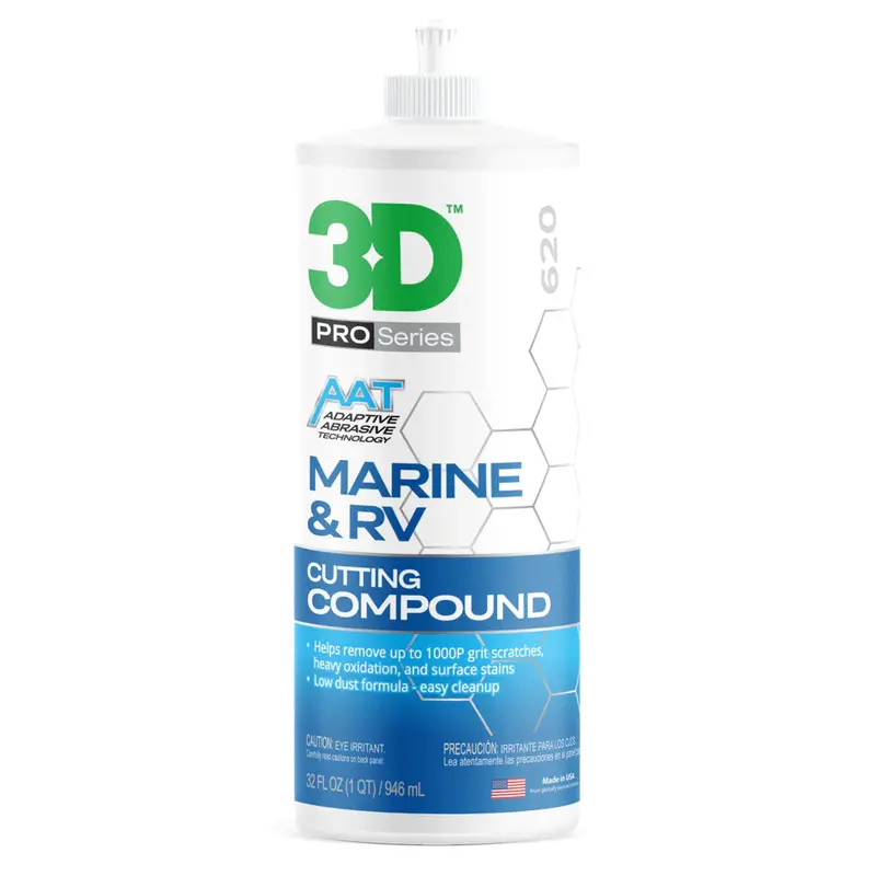 3D Marine & Rv Aggressive Cutting Compound – 32Oz 1