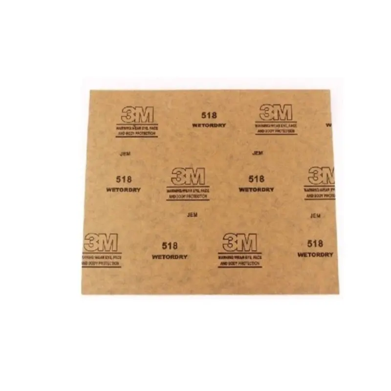 3M 518 Wod Abrasive Sheets – Heavy-Duty Sanding 1