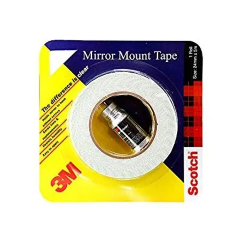 3M Mirror Mounting Tape – 24 Mm Width, Heavy-Duty Adhesion 1