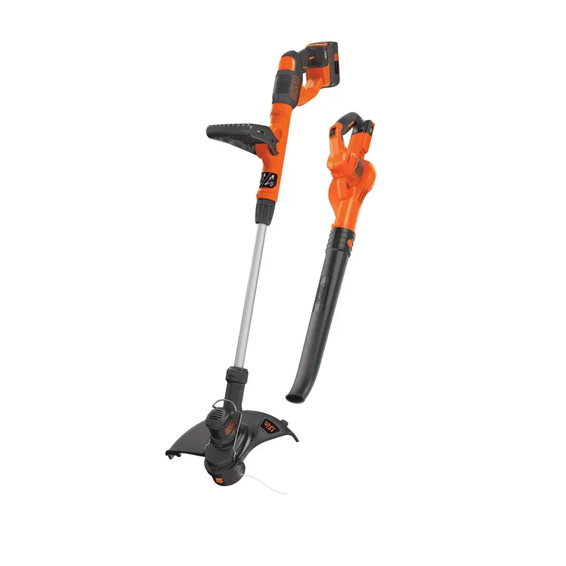 40V Max Cordless String Trimmer And Leaf Blower 2-In-1 Kit – Battery & Charger Included 1