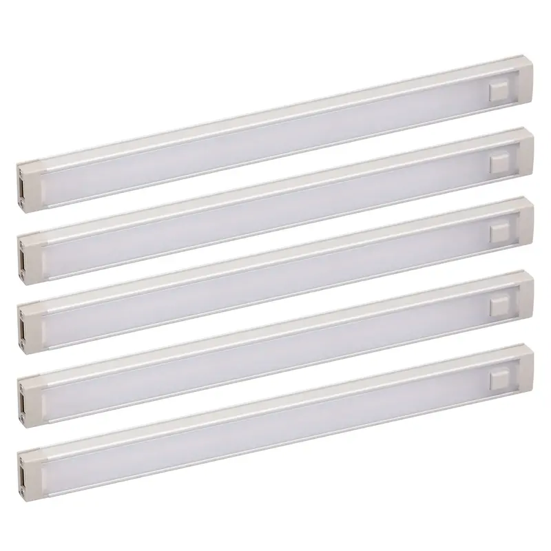 5-Bar Warm White Led Under-Cabinet Lighting Kit – 9 Inch 1