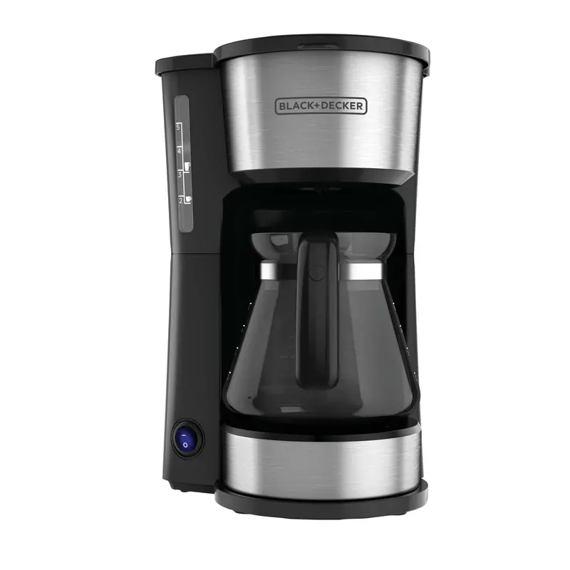 5-Cup 4-In-1 Station Coffee Maker – Brew, Grind, Heat & Hold Functionality 1