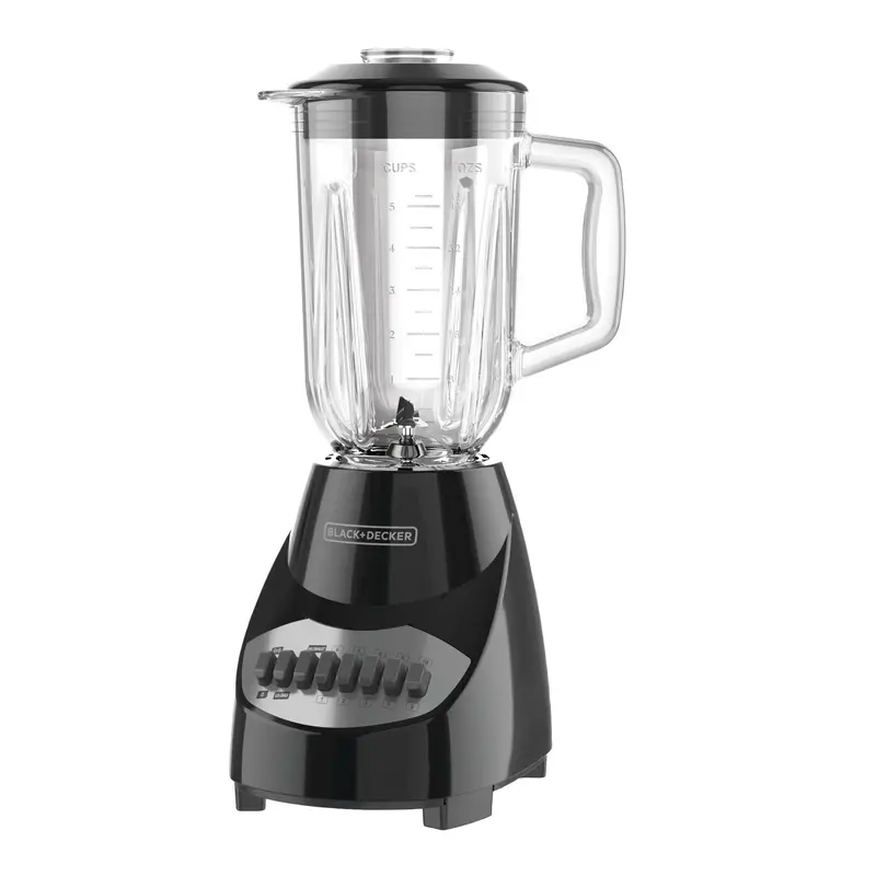 5-Cup Glass Jar Blender Featuring 10 Precision Speed Settings 1