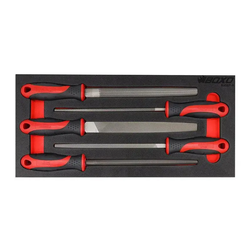 5-Piece Premium Steel File Set – Durable Eva Foam Mounting 1