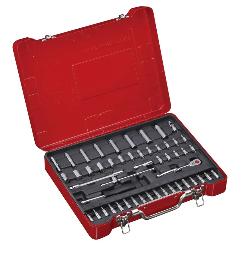 50-Piece 1/4" Drive Metric Socket And Bit Set 1