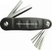 7-Piece Folding Hex Key Set – Metric Sizes 1