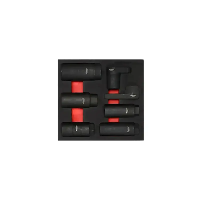7-Piece Metric & Sae Oxygen Sensor And Sending Unit Socket Set – Eva Foam Storage (1/6-Drawer) 1