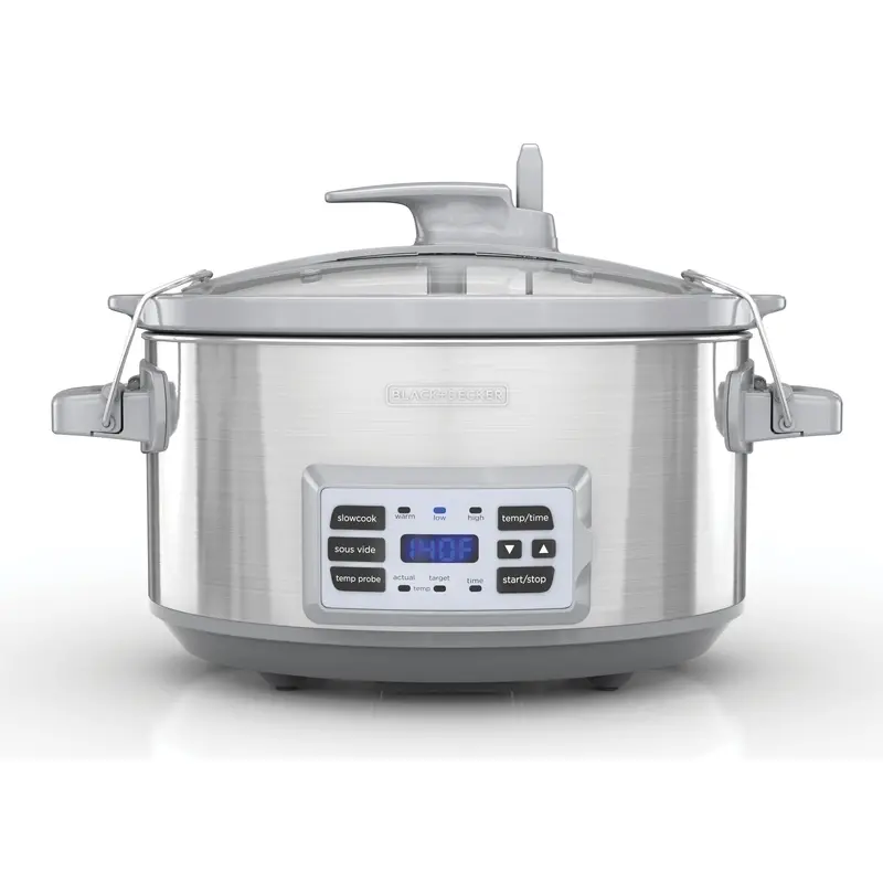 7-Quart Digital Slow Cooker With Sous-Vide Precision And Built-In Temperature Probe 1