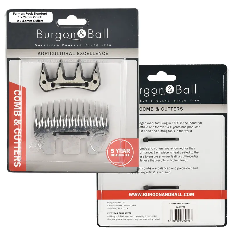 76Mm Sheep Shearing Comb & Cutter Kit – Farm Essentials Pack 1