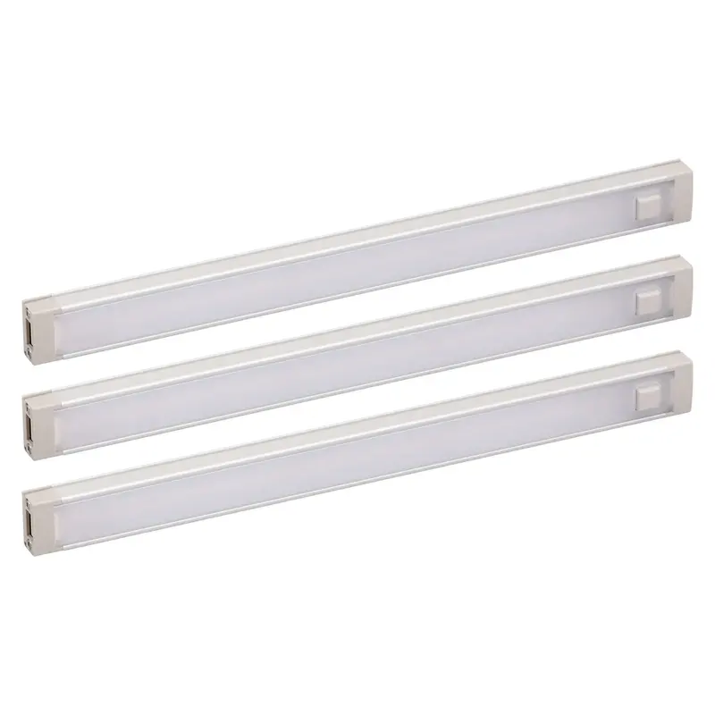 9-Inch 3-Bar Warm White Led Under-Cabinet Lighting Kit 1