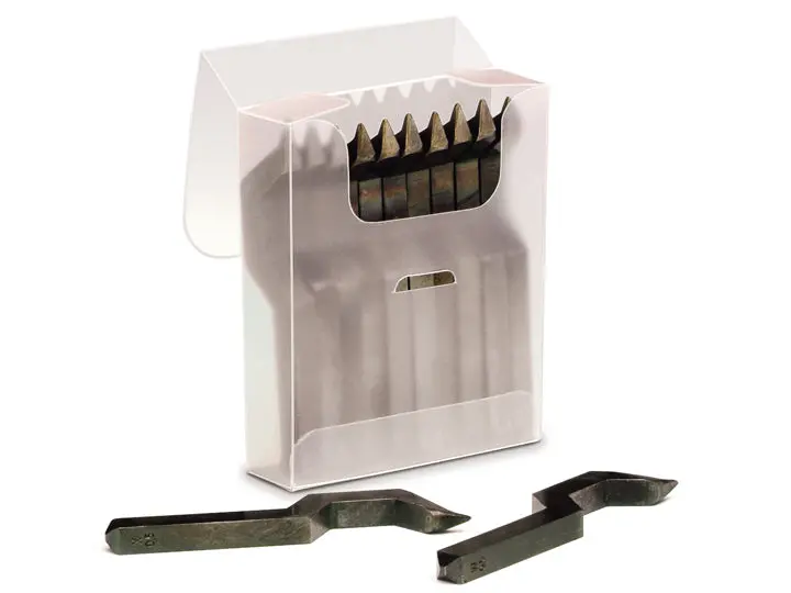 A–Z & Symbol Punch Set – 0.7Mm Bent-Convex Profile 1