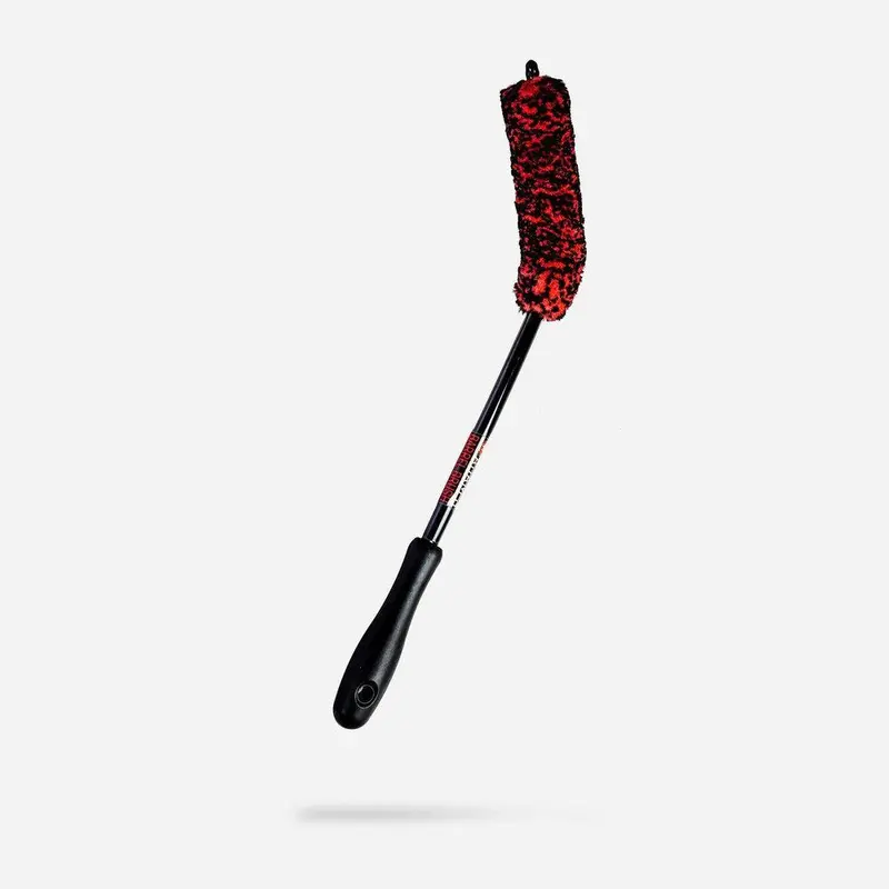 Adam'S Small Barrel Detailing Brush – Compact Wheel & Trim Tool 1