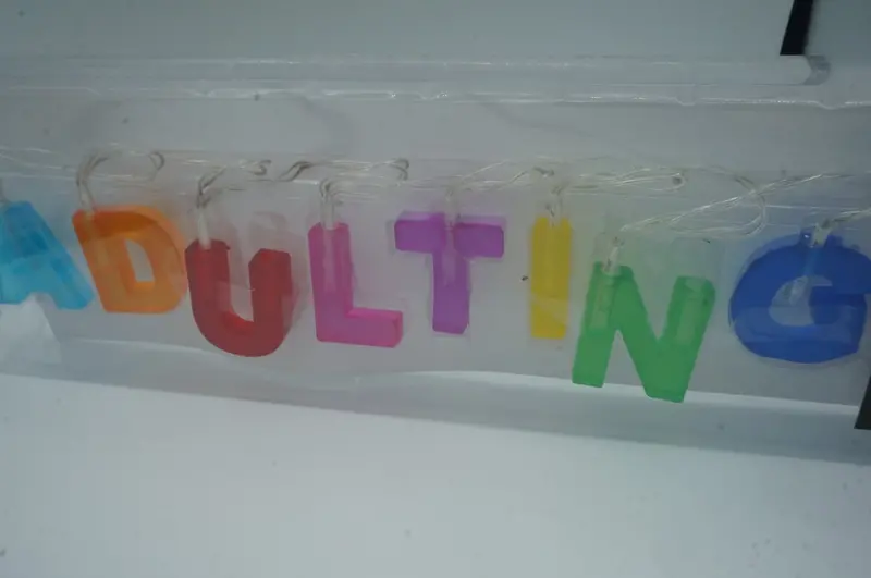 Adulting-Themed Led Mood Light Set 1
